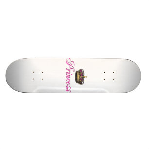 Skateboard Couronne de princesse dans les roses indien