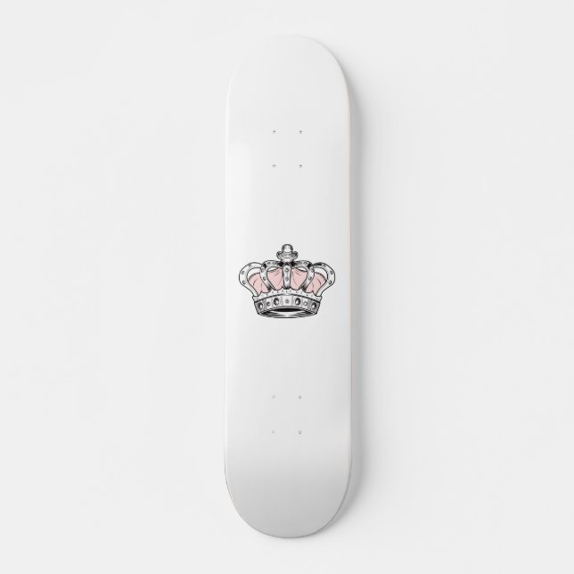 Skateboard Couronne - PInk (Devant)