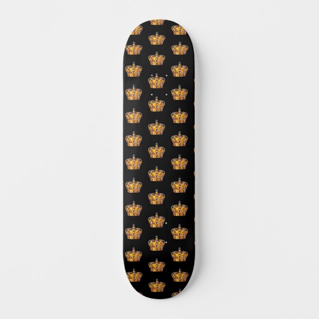 Skateboard Couronne royale en or (Recto)