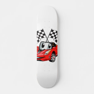 Skateboard Course au drapeau des caricatures rapides - Choisi