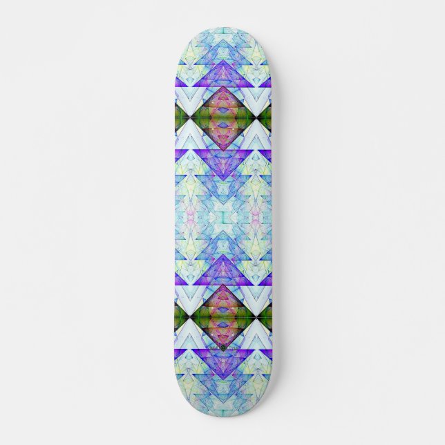 Skateboard Courtepatché de prisme triangulaire inversé (Devant)