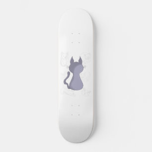 Skateboard Couvercle arrière de couette de chat timide