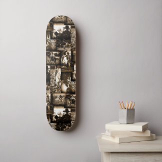 Skateboard Cow-boy Rodeo Rustique Western Country
