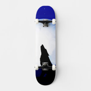 Skateboard Coyote sud-ouest hurlant à la lune