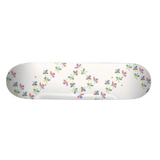 Skateboard Craie-comme des fleurs