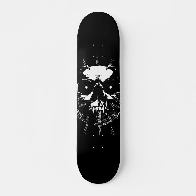 Skateboard Crâne (Devant)