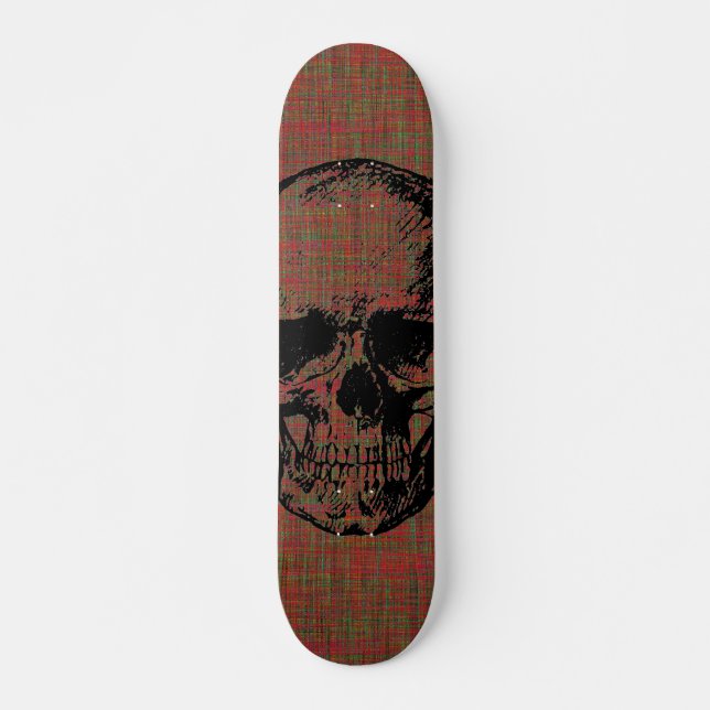 Skateboard crâne (Devant)