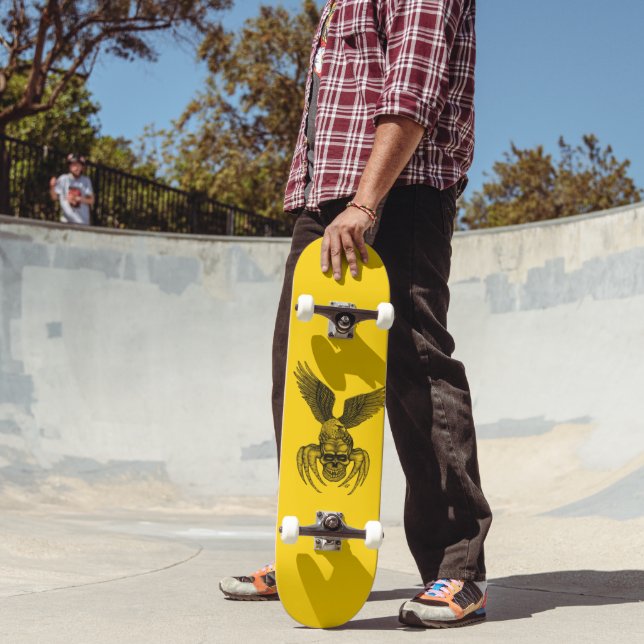 Skateboard Crâne à aigle (Extérieur 2)