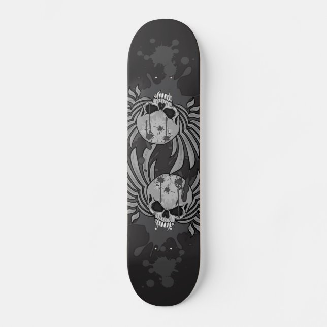 Skateboard Crâne ailé (Recto)