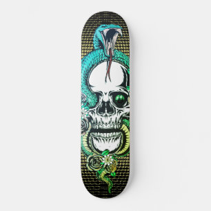 Skateboard Crâne avec planche à roulettes