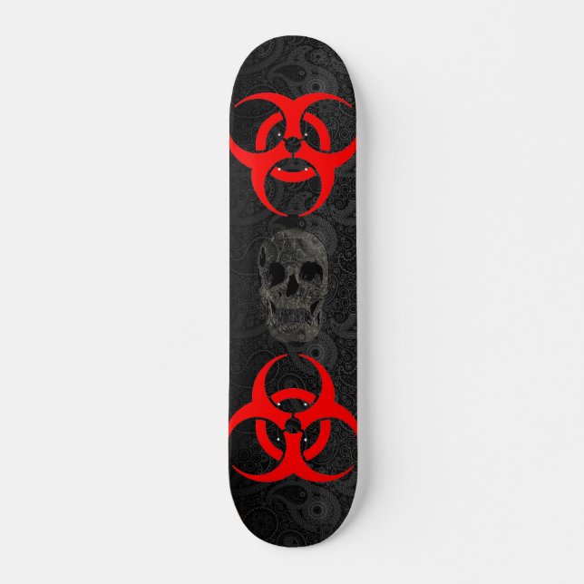 Skateboard Crâne d'arme nucléaire (Devant)