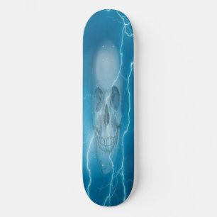 SKATEBOARD CRÂNE DE BLUELIGHTNING