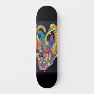 Skateboard crâne de cire