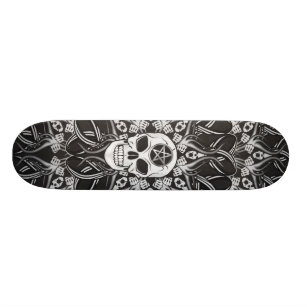 Skateboard Crâne de Goth