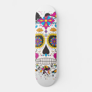 Skateboard Crâne de sucre dia de los muertos