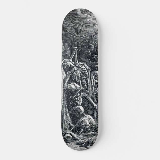 Skateboard crâne des morts (Recto)