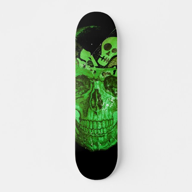 Skateboard Crâne d'Halloween #3 (Devant)