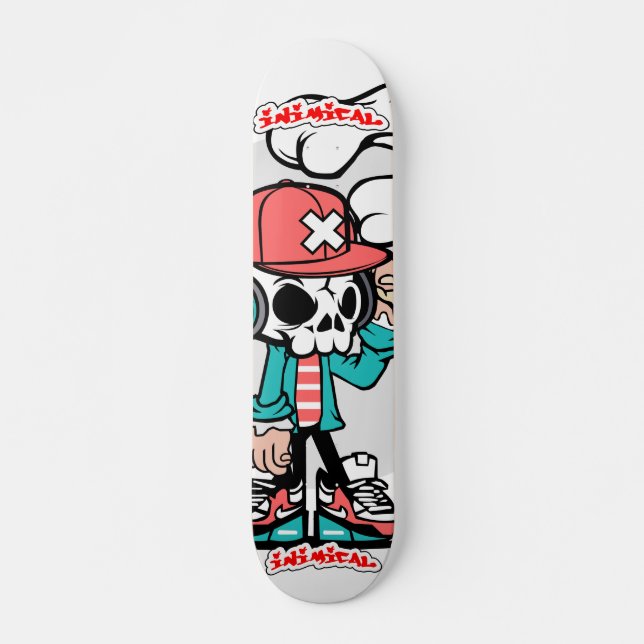 Skateboard Crâne immatériel Boi (Devant)