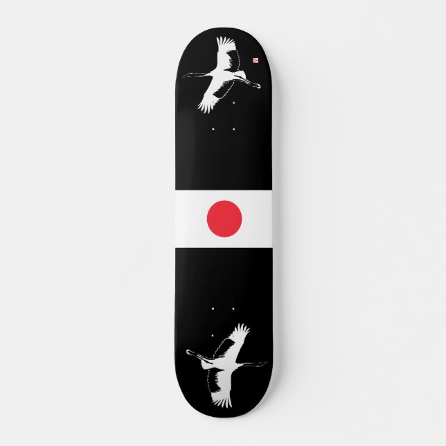 Skateboard Crâne japonaise (Devant)