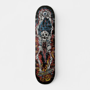 Skateboard Crâne Jaw Punk SK8 Board par Manger la rue