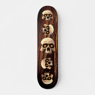 Skateboard Crâne lumineux