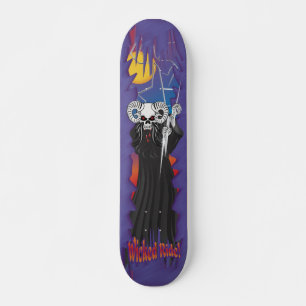 Skateboard Crâne méchant