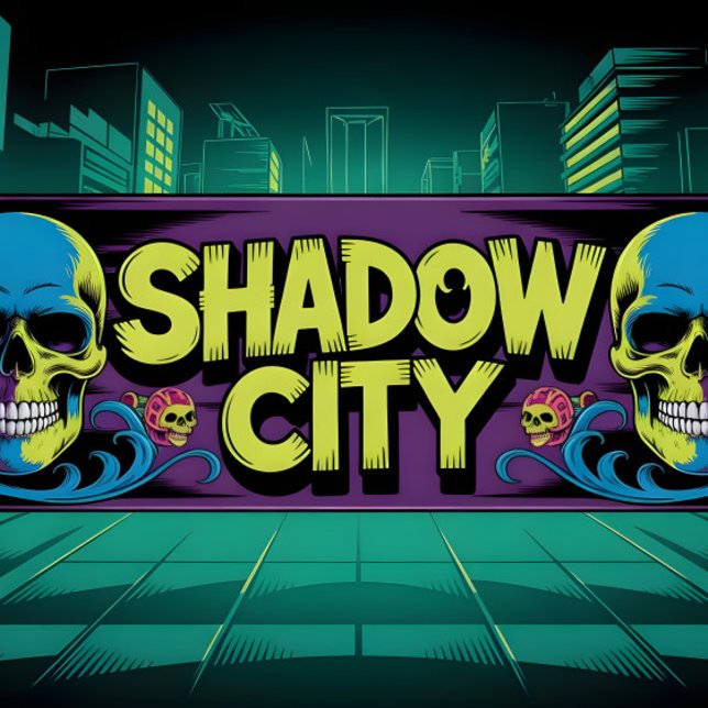 Skateboard crâne Psychedelic Ukiyo-E Graffiti Art | Fant fonc (Créateur téléchargé)