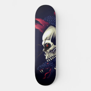 Skateboard Crâne punk Mamba Black Widow Spider