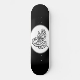 Skateboard Crâne - têtes de diable avec serpent
