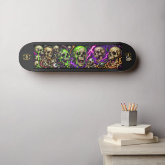 Skateboard Crânes