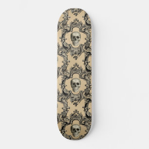 Skateboard Crânes de cadre victorien Goth squelette gothique