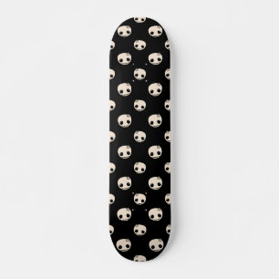 Skateboard Crânes de dessin avec étoile Bow sur Arrière - pla