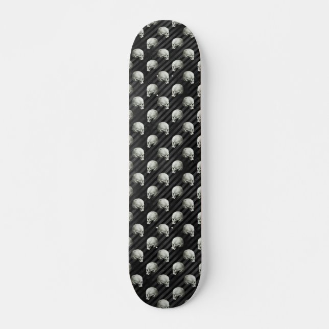 Skateboard Crânes en cuivre gothiques 2 (Devant)