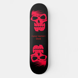 Skateboard Crânes personnalisables