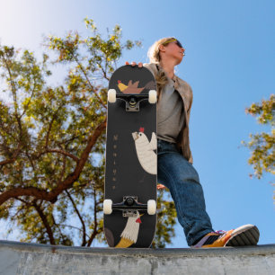 Skateboard crash chiens modernes farmhouse monogram