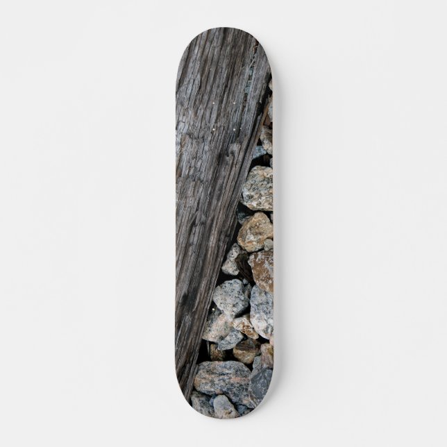 Skateboard Cravates ferroviaires et Gravel (Devant)