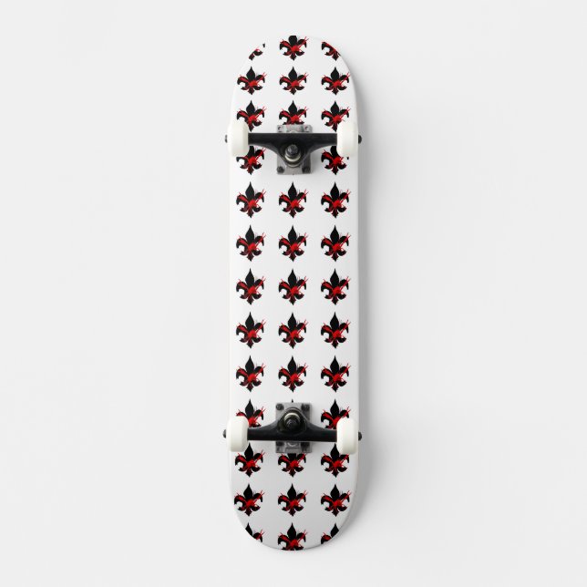 Skateboard Crawfish Fleur De Lis Ski (Recto)