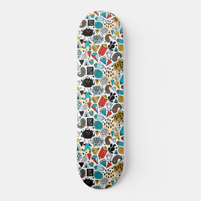 Skateboard Crazy head (Recto)