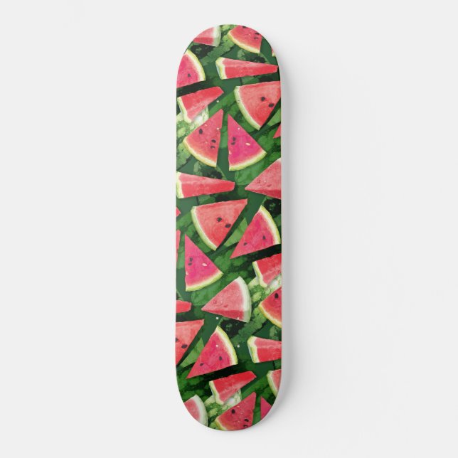 Skateboard Création de motif de pastèque (Recto)