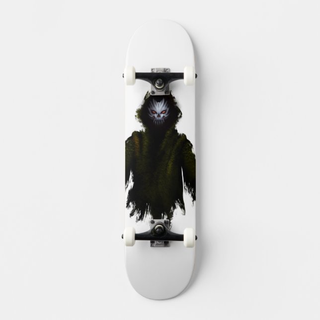 Skateboard Créature Monstre Sombre Art Gothique Horreur Sombr (Recto)