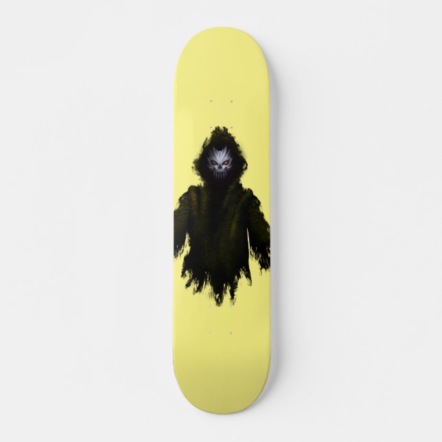 Skateboard Créature Monstre Sombre Gothique Horreur Édifiant  (Devant)