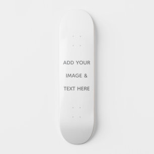 Skateboard Créez votre propre blanc