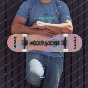 Skateboard Créez Votre Propre Vague Arc-en-Ciel Féroce