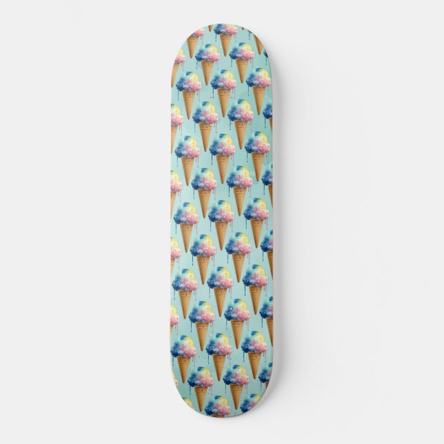 Skateboard Crème Glacée (Recto)