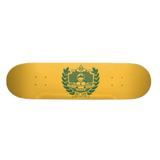 Skateboard Crête de fraternité de Zeta Zeta Zeta - couleur