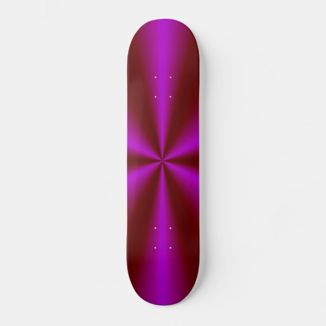 Skateboard Crimson rose rouge arc-en-ciel (Recto)