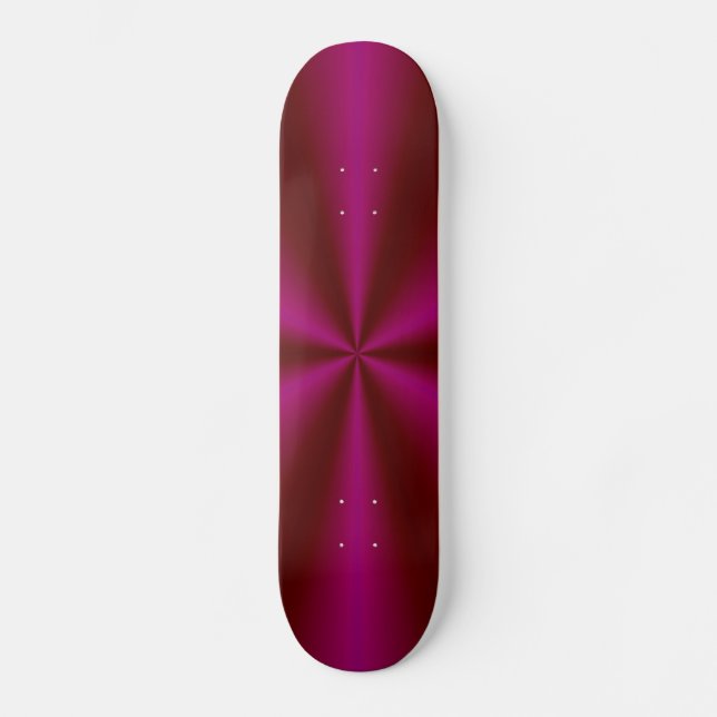 Skateboard Crimson rose rouge arc-en-ciel (Recto)