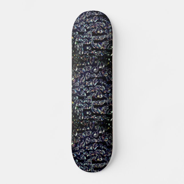 Skateboard Cristaux de verre Réflexions Planche (Recto)
