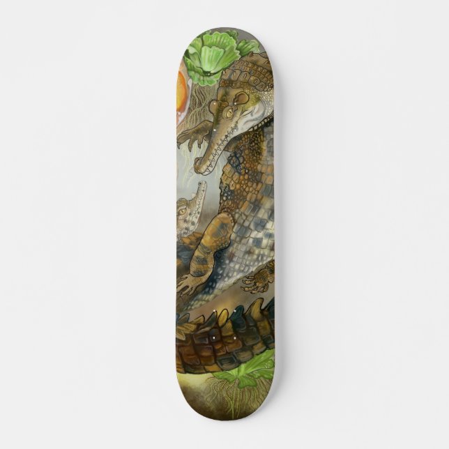 Skateboard Crocodile grossier (Devant)