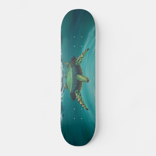 Skateboard Croisement de tortue (Recto)